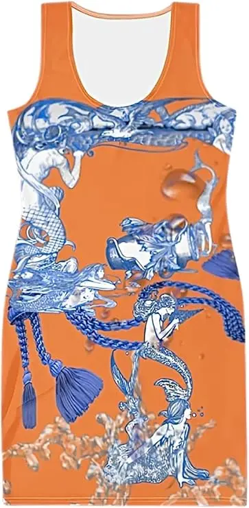 Modelo Vestido Exclusivo Inma de la Riva Neptuno y Las Sirenas