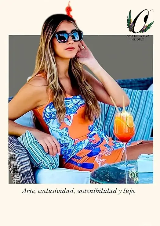 Modelo Vestido Exclusivo Inma de la Riva Neptuno y Las Sirenas