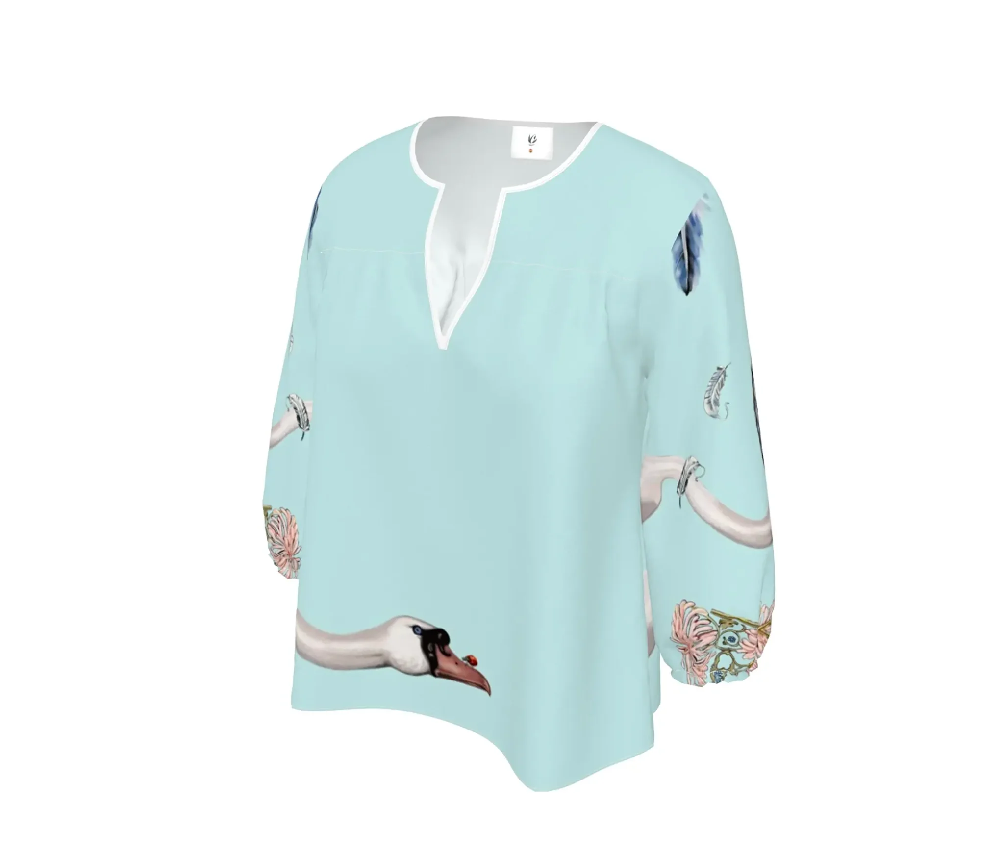 Blusa "Los Cisnes": Serenidad y Estilo - Imagen 12