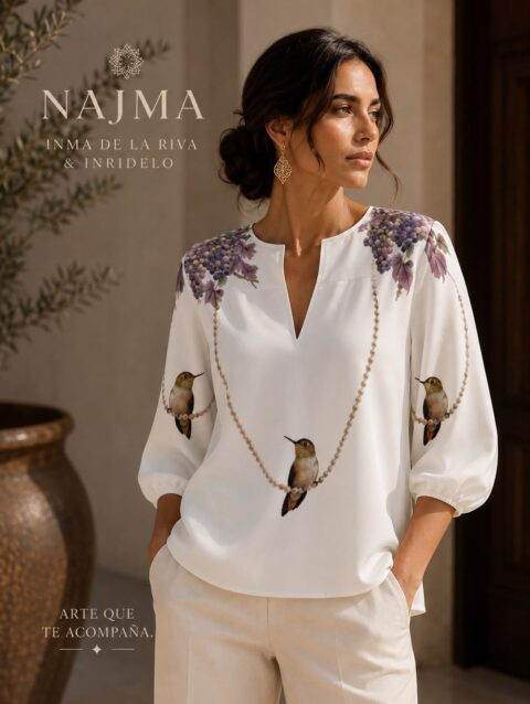 Blusa "El Colibrí Elegante"